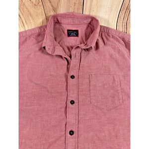 UNTUCKit Men's Button-Down Shirt‎ Long Sleeve FADED RED Casual Work MEDIUM